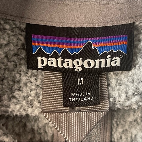 Patagonia Women's Grey Better Sweater 1/4 Zip Long Sleeved Sweater - Picture 11 of 15